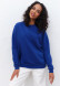 Lava color basic women footer sweatshirt